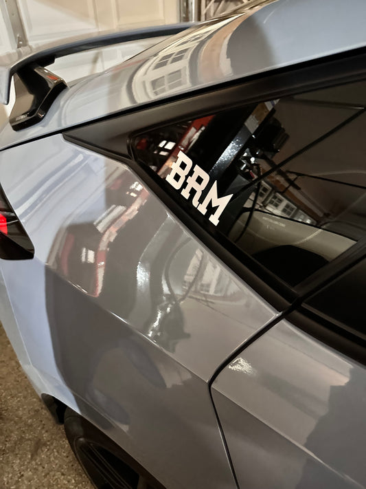 BRM Window Sticker